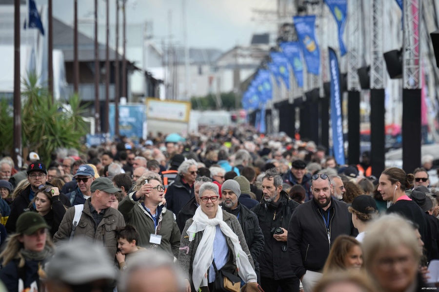 La foule au village de la Route du Rhum - Destination Guadeloupe @ AFP