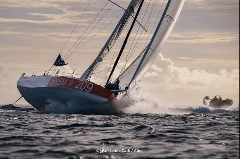 Corentin Douguet (SNSM, Faites un don !) , un des grands favoris de la course @ Jean-Louis Carli / Alea