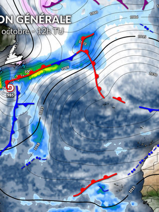 🌦️  Bulletin météo du vendredi 23 octobre 