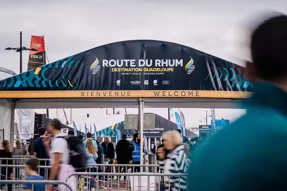 © Jean Louis Carli / Entrée du village de la Route du Rhum - Destination Guadeloupe 2022