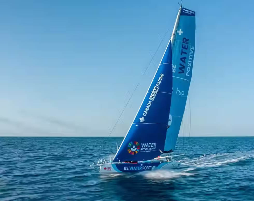 the IMOCA skippered by Scott Shawyer