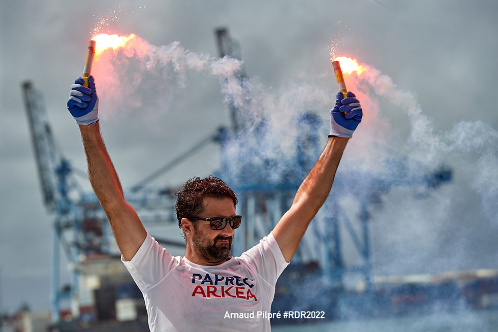 2022, Arrivée de Yoann Richomme, premier en CLASS40