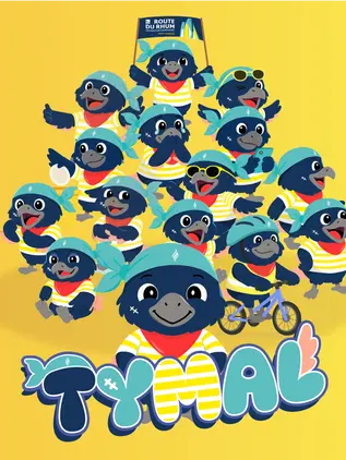 Poster officiel de Tymal, mascotte officielle de la route du rhum 2026